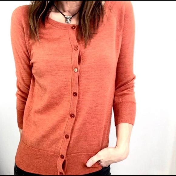 Talbots Sweaters - Talbots Italian Wool Sweater Cardigan button down